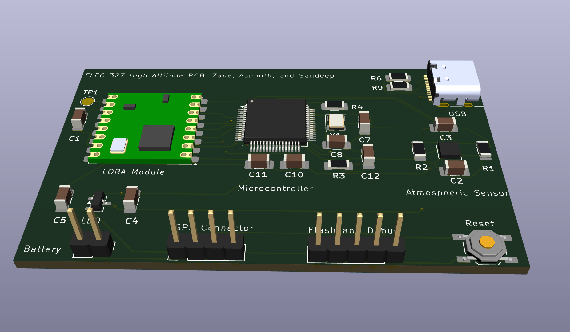 High Altitude Balloon PCB